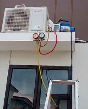Jasa pasang ac padang